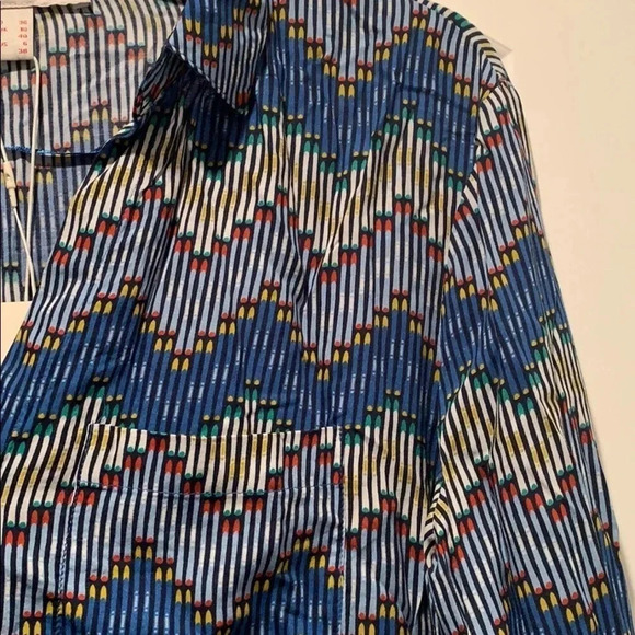 Esprit Geometric Print Blouse Top Size 6 - Picture 6 of 14